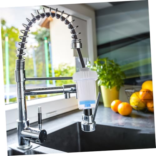 Gadpiparty Duschkopf Wasserfilter mit PP Baumwollfilterpatrone Jet Shower Head Filter für Waschmaschine Waschbecken und Wasserhahn Verhindert Verlängert Gerätelebensdauer Einfache Reinigung von Gadpiparty