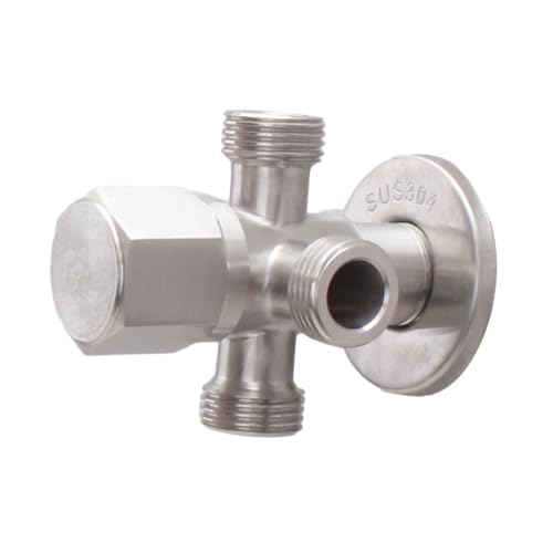 Gadpiparty Edelstahl Eckventil Wege hexagonalrad Langlebiges Absperrventil für Toilettenwasseranschluss Wasserdichtes Absperrventil mit Hebel Einfache Installation Rostfrei Gadpiparty Edelstahl Eckventil Wege hexagonalrad Langlebiges Absperrventil für Toilettenwasseranschluss Wasserdichtes Absperrventil mit Hebel Einfache Installation Rostfrei von Gadpiparty