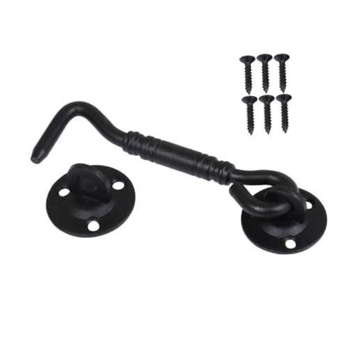 Gadpiparty Edelstahl Schiebetür Riegelschloss mit Privacy haken Robustes Tor Fensterverriegelung Schwarz schwarzer Schutz für Scheunentüren Garagen Schuppentore Inklusive Montageschrauben Gadpiparty Edelstahl Schiebetür Riegelschloss mit Privacy haken Robustes Tor Fensterverriegelung Schwarz schwarzer Schutz für Scheunentüren Garagen Schuppentore Inklusive Montageschrauben von Gadpiparty