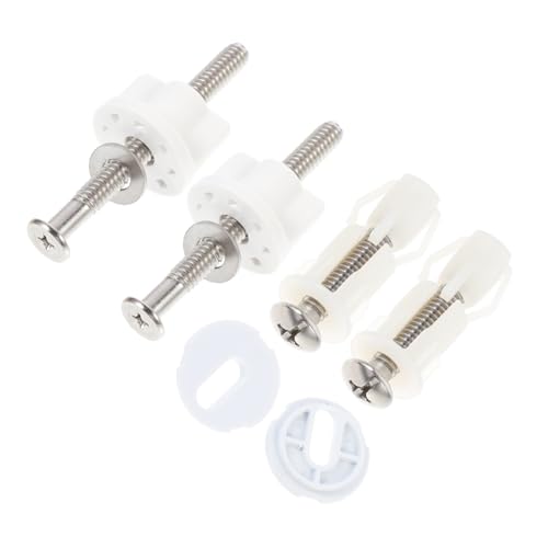 Gadpiparty Edelstahl Toilettensitz Schraubenset Rostfreie Wc Sitz Befestigungsschrauben Robustes Ersatzset für Standard Klodeckel Einfach zu Montieren und Langlebig für Badezimmer Gadpiparty Edelstahl Toilettensitz Schraubenset Rostfreie Wc Sitz Befestigungsschrauben Robustes Ersatzset für Standard Klodeckel Einfach zu Montieren und Langlebig für Badezimmer von Gadpiparty