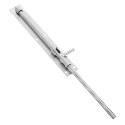 Gadpiparty Edelstahl Türriegel Robustes Gate Latch mit Verstärktem Schlossloch für Erhöhte Lang Wetterfest Einfache Montage Geeignet für Außen Zauntore und Tore von Gadpiparty