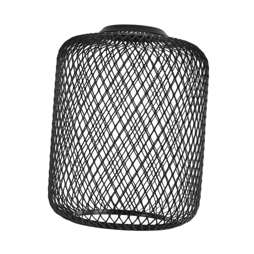 Gadpiparty Eisen Draht Lampenschirm Retro Pendelleuchte Lampenabdeckung Metall Lampenschirm für Innenbereich Büro mit Geometrischem Design und Einfacher Montage von Gadpiparty