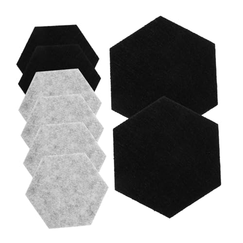 Gadpiparty Filz Untersetzer 2 Stück Isolierte Tischmatte aus Sicherem Filz Hexagon Design für Getränke rutschfest Hitzebeständig für Zuhause von Gadpiparty
