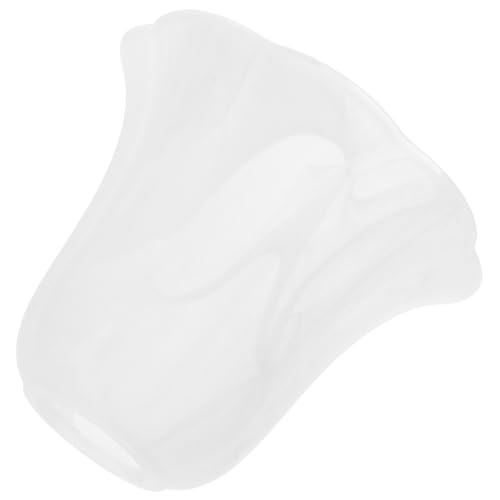 Gadpiparty Frostglas Lampenschirm Ersatzglas für Deckenventilator Kronleuchter Wandlampe Mattierte Wolkenstruktur Langlebig Weich Streuendes Licht Vielseitig für Wohnraumbeleuchtung von Gadpiparty