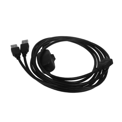 Gadpiparty Gemeinsam genutzte Druckerleitung -Splitter -C-Adapter Adapter für Drucker Datenkabel für Drucker -zu-Drucker-Dual-Adapter Computer-Adapterkabel Black von Gadpiparty