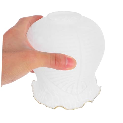 Gadpiparty Glas Lampenschirm Milchglas Opak Wandlampe Lampenabdeckung Kreativ Einfaches Design Wohnzimmer Schlafzimmer Dekoration von Gadpiparty