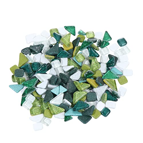 Gadpiparty Glitzernde Kristall Mosaiksteine Grün Weiß Unregelmäßige DIY Bastelmaterialien für Kreative Dekoration Temperatur und Feuchtigkeitsbeständig Langlebig und Sicher der Anwendung Gadpiparty Glitzernde Kristall Mosaiksteine Grün Weiß Unregelmäßige DIY Bastelmaterialien für Kreative Dekoration Temperatur und Feuchtigkeitsbeständig Langlebig und Sicher der Anwendung von Gadpiparty