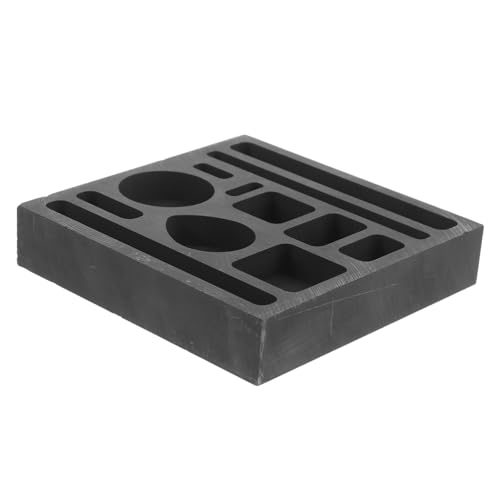 Gadpiparty Graphit Gussform Metallbarrenform mit Löchern Langlebige Graphitform für Gießen von Silber und Einfache Barrenentnahme Vielseitig für Schmuck und Metallarbeiten Gadpiparty Graphit Gussform Metallbarrenform mit Löchern Langlebige Graphitform für Gießen von Silber und Einfache Barrenentnahme Vielseitig für Schmuck und Metallarbeiten von Gadpiparty