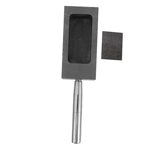 Gadpiparty Graphit Gussform für Goldschmelze Hochtemperaturbeständiger Tiegel Graphit für Schmuckschmelzen Hohe Korrosions und Wärmebeständigkeit von Gadpiparty