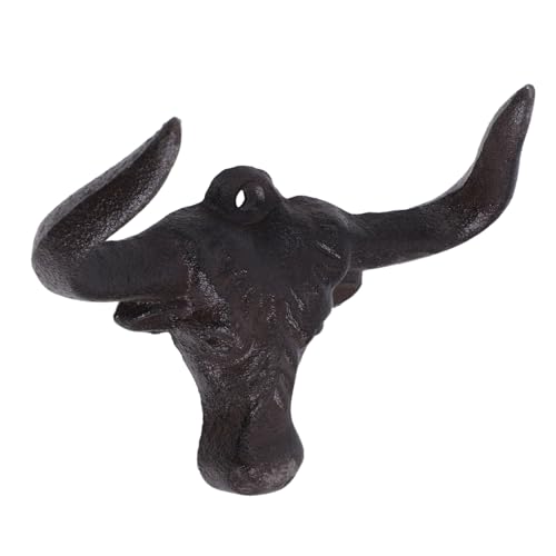 Gadpiparty Gusseisen Wandhaken Stierkopf Vintage Dekorativer Haken für Handtücher Schlüssel und für Badezimmer Eingangsbereich und Wohnzimmer Stilvolle Wanddekoration Robustem Gusseisen Gadpiparty Gusseisen Wandhaken Stierkopf Vintage Dekorativer Haken für Handtücher Schlüssel und für Badezimmer Eingangsbereich und Wohnzimmer Stilvolle Wanddekoration Robustem Gusseisen von Gadpiparty