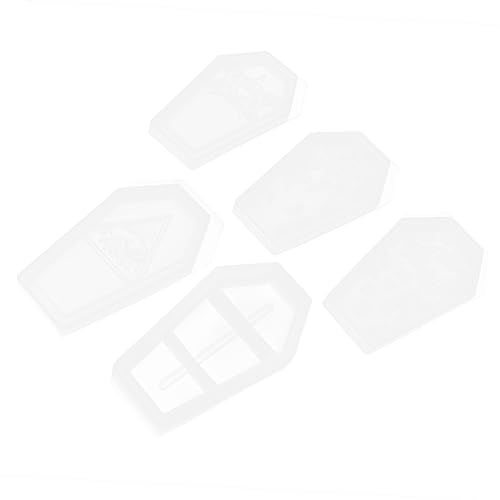 Gadpiparty Halloween Coffin Epoxidharz Silikonform Teiliges Transparente Spiegelbox Diy Schmuck Aufbewahrungskasten Wiederverwendbar Einfach zu Reinigen von Gadpiparty
