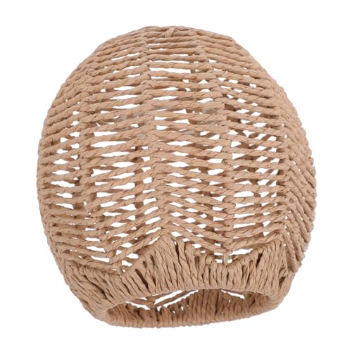 Gadpiparty Handgewebter Rattan Lampenschirm Pendelleuchte Verstellbar Vintage Design für Wohnzimmer Schlafzimmer Hotel Restaurant Gemütliche Beleuchtung von Gadpiparty