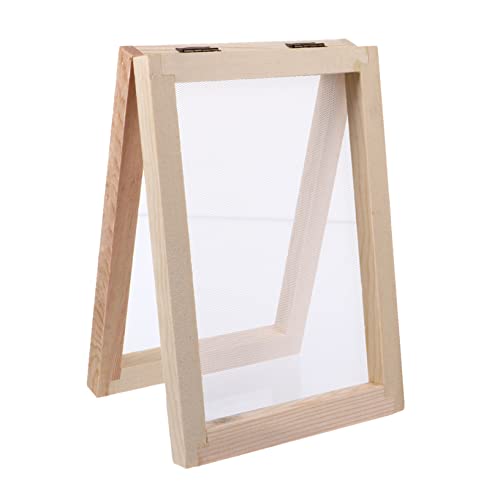 Gadpiparty Holzrahmen Papierschöpfrahmen Kiefernholz Siebdruckrahmen DIY Handwerkswerkzeug für Papierherstellung Wiederverwendbar Robust und Leicht zu Reinigen für Kunsthandwerk Gadpiparty Holzrahmen Papierschöpfrahmen Kiefernholz Siebdruckrahmen DIY Handwerkswerkzeug für Papierherstellung Wiederverwendbar Robust und Leicht zu Reinigen für Kunsthandwerk von Gadpiparty