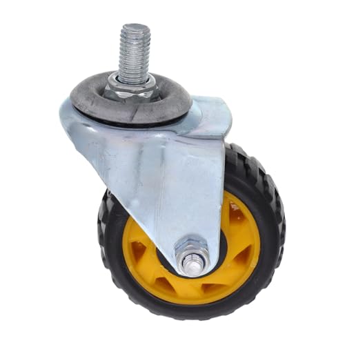 Gadpiparty Hydraulischer Wagenheber Ersatzrad Robust Lenkrolle für Bodenwagenheber Einfach zu Montieren Vielseitig und Stabil für Auto Reparatur Zubehör von Gadpiparty