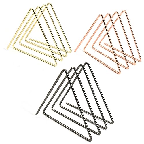 Gadpiparty Iron Triangle Buchständer Goldene Buchstütze Für Schreibtisch Bücherregal Aufbewahrung Von Büchern Und Zeitschriften Stabiler Bücherhalter Für Zuhause Und Büro von Gadpiparty