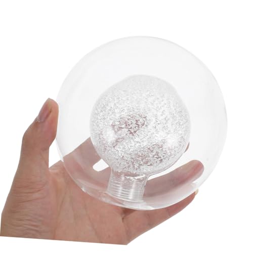 Gadpiparty Klares Glas Lampenschirm Ersatzglas mit Gewinde Transparenter Kugel lampenschirm für Deckenleuchte Wand Pendelleuchte Modernes Design mit Sanftem Lichtschein von Gadpiparty