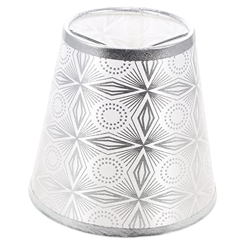 Gadpiparty Kleiner Lampenschirm Stoff für Tischlampe Wandleuchte und Pendelleuchte Hochwertige Abdeckung Silber mit Feiner Verarbeitung für Schlafzimmer und Wohnzimmer Gadpiparty Kleiner Lampenschirm Stoff für Tischlampe Wandleuchte und Pendelleuchte Hochwertige Abdeckung Silber mit Feiner Verarbeitung für Schlafzimmer und Wohnzimmer von Gadpiparty