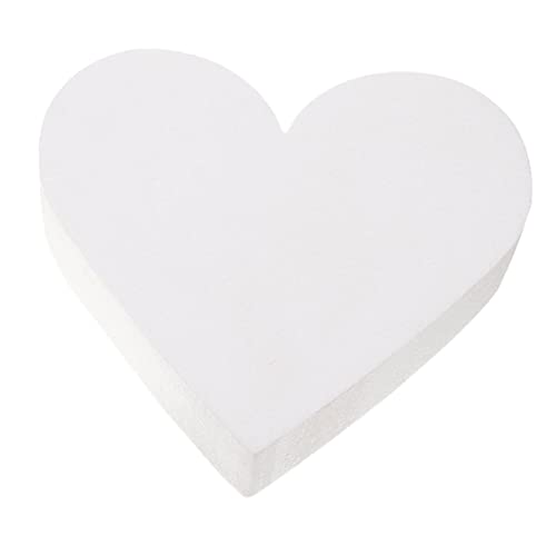 Gadpiparty Herzförmige Kuchen Dekoration Modell Schaumstofftorte Kuchenform Backwerkzeuge DIY Fake Torte Hochzeit Geburtstag Reinigbar Wiederverwendbar von Gadpiparty