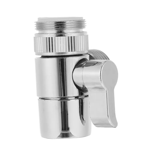Gadpiparty Kupfer Wasserhahn Verteiler Adapter mit Drehbarem Griff Langlebiger Schlauchanschluss für Außenbereich Kompakter Wasserverteiler für Garten Waschmaschine und Spülmaschine Rostfrei von Gadpiparty