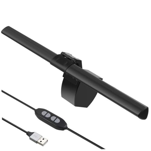 Gadpiparty LED Computer Bildschirm Lampe USB Monitor Licht mit Augenschutz Asymmetrisches Design Helligkeitsstufen Tragbare Schreibtischlampe für PC Arbeitsplatz und Online Meetings von Gadpiparty