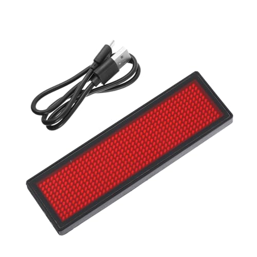 Gadpiparty LED Namensschild Programmierbar mit USB Kabel Wiederaufladbare Scrollende Nachrichtentafel für Ktv Bar Restaurant Hotel und Events Akku Vielseitige Anzeigemöglichkeiten von Gadpiparty