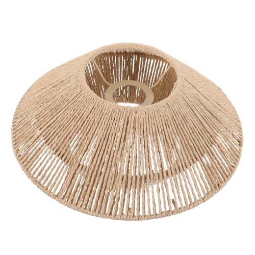 Gadpiparty Deckenleuchte Rattan-lampenschirm Fassung Retro Design Gewebtes Für Wohnzimmer Esszimmer Und Schlafzimmer Stilvolle Raumdekoration Warmes Lichtambiente von Gadpiparty