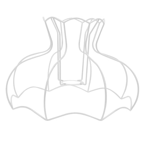 Gadpiparty Lampenschirmhalter aus Eisen Mittelgroßer DIY Lampengestell Rahmen im Europäischen Stil Rostbeständig und Langlebig für Tischlampen und Kronleuchter von Gadpiparty