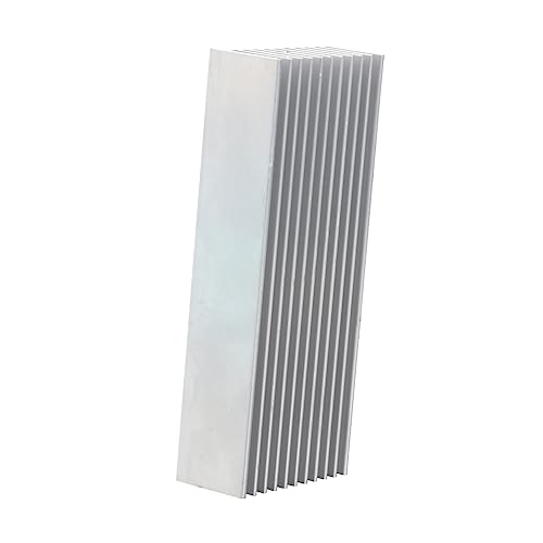 Gadpiparty Led-kühlkörper Aus Metall Kühlere Flosse Heizkörper Chip-kühlerflosse Diodenkühlkörper Kühlung Ic-kühlkörper Computerzubehör Kühlrippe Aus Metall Silver Aluminium von Gadpiparty