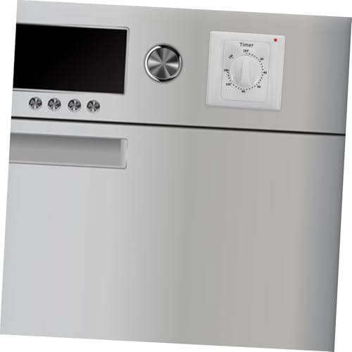 Gadpiparty Mechanische Zeitschaltuhr für Steckdose Minuten Timer Schalter aus Abs mit Kontrollleuchte Wandmontage Programmierbarer Countdown schalter für Innenbereich Energiesparende von Gadpiparty