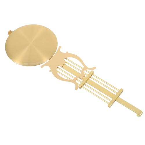 Gadpiparty Metallpendel in Gold als Ersatzteil für Wanduhr DIY Uhrwerk Reparatur Zubehör Langlebig Rostfrei Klassisches Design für Quarzuhr und Mechanische Wanduhren Gadpiparty Metallpendel in Gold als Ersatzteil für Wanduhr DIY Uhrwerk Reparatur Zubehör Langlebig Rostfrei Klassisches Design für Quarzuhr und Mechanische Wanduhren von Gadpiparty