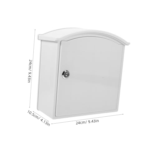 Gadpiparty Milchbox mit Schloss Wandmontage Mehrzweck Milchhalter Briefkasten aus Sicherem Material für Milchflaschen und Post Geeignet für Zuhause Büro Garten Gadpiparty Milchbox mit Schloss Wandmontage Mehrzweck Milchhalter Briefkasten aus Sicherem Material für Milchflaschen und Post Geeignet für Zuhause Büro Garten von Gadpiparty