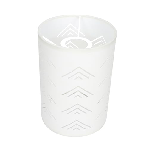Gadpiparty Moderner Runder Lampenschirm mit Hohldesign Praktische Tischlampen abdeckung Staub Insektenschutz Warmes Diffuses Licht Geeignet für Wohnzimmer Schlafzimmer Büro von Gadpiparty