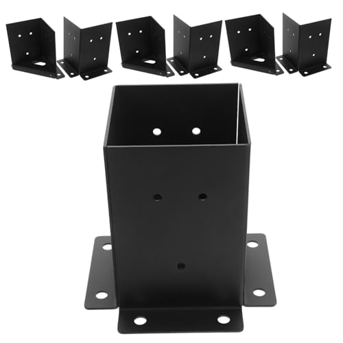 Gadpiparty Montagepfosten Basis Wetterfeste Robuste Pfostenhalterungen für Pergola Zaun Briefkasten Terrasse Langlebige Außensockel mit Vielseitiger Bodenmontage Gadpiparty Montagepfosten Basis Wetterfeste Robuste Pfostenhalterungen für Pergola Zaun Briefkasten Terrasse Langlebige Außensockel mit Vielseitiger Bodenmontage von Gadpiparty