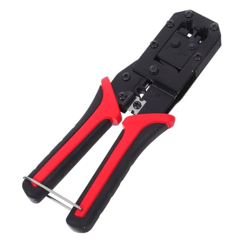 Gadpiparty Multi-funktion Netzwerk Werkzeug Ethernet Crimpzange mit Präziser Abisolierung und Kabelabisolierer für Netzwerkverkabelung und Elektrische Reparaturen von Gadpiparty