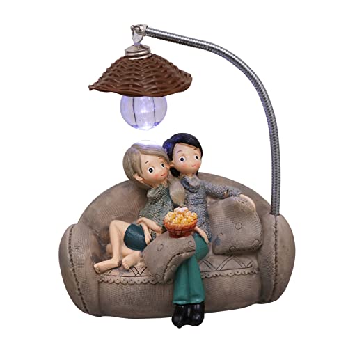 Gadpiparty Nachttischlampe Paare Nachtlicht Desktop Dekorative Lampe Romantische Familie Zufälliger Stil von Gadpiparty