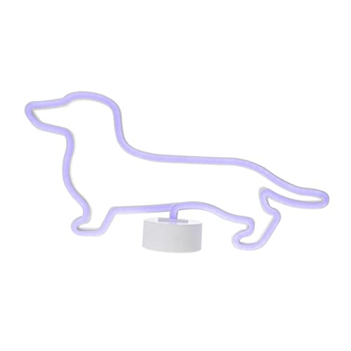 Gadpiparty Hund Neonlampe Nachtlicht Dekorative Led Leuchte Für Schlafzimmer Und Wohnzimmer Hundemotiv Kompakt Langlebig Schaffe Eine Warme Atmosphäre von Gadpiparty