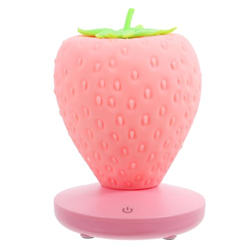 Gadpiparty Led Nachtlicht Erdbeere Usb Aufladbare Dimmbar Touch Lampe Für Kinderzimmer Deko Rosa Energiesparend Für Junge Mädchen Und Partys Gadpiparty Led Nachtlicht Erdbeere Usb Aufladbare Dimmbar Touch Lampe Für Kinderzimmer Deko Rosa Energiesparend Für Junge Mädchen Und Partys von Gadpiparty