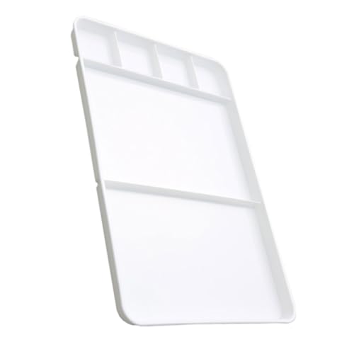 Gadpiparty Palette Farbtablett Farbmischtablett Wasser Aquarelle Farbblock Aquarellfarbenschale Tabletts Mischen Gouache Praktische Pigmentablage Farbmischer Lackieren Weiß Pp von Gadpiparty