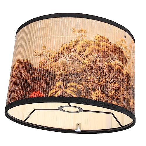 Gadpiparty Pendelleuchte Lampenschirm Retro Deckenlampe für Wohnzimmer Schlafzimmer Büro Langlebig und Installieren Dekorativer Lampenschirm für Stilvolle von Gadpiparty