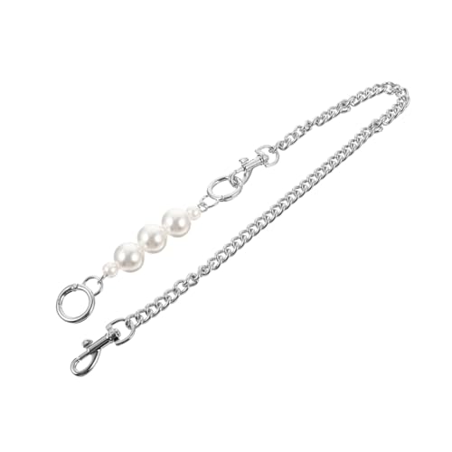 Gadpiparty Perlen Taschenträgerkette DIY Handtaschen Ersatzkette mit Silberfarbenen Haken für Schultertaschen Leicht Robust Modische Verlängerung für Geldbörsen und Stofftaschen Gadpiparty Perlen Taschenträgerkette DIY Handtaschen Ersatzkette mit Silberfarbenen Haken für Schultertaschen Leicht Robust Modische Verlängerung für Geldbörsen und Stofftaschen von Gadpiparty