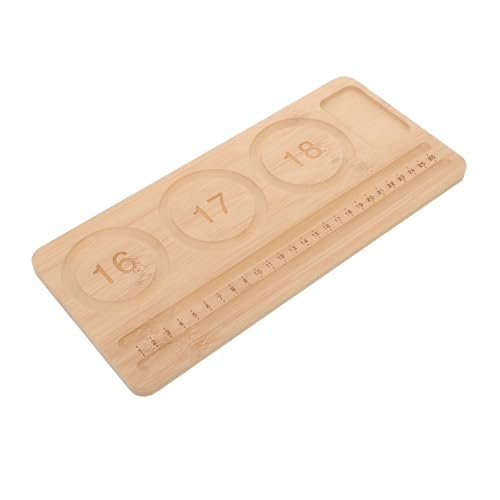 Gadpiparty Perlenplatte Handwerk Reiz Perlenschalen für Armbandherstellung Organisieren von Tablettsperlen Brett zur Herstellung von Perlenschmuck Werkzeug Perlenbrett Holzsortierkasten von Gadpiparty