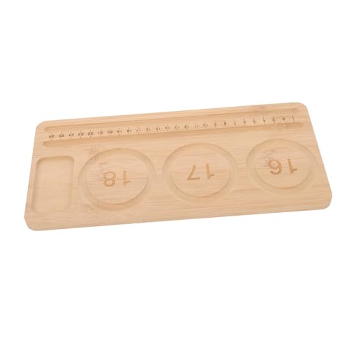 Gadpiparty Perlenplatte Tablett Herstellung Von Perlenschmuck Handwerk Perlenschalen Für Armbandherstellung Mädchen Bretter Zur Perlenherstellung Erwachsene Planke Brown Holz von Gadpiparty