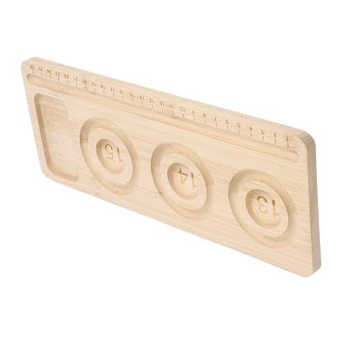Gadpiparty Perlentablett Klein Armbänder Hersteller Perlenmatte Für Die Schmuckherstellung Planke Design Messung Machen Größer Schmuckwerkzeuge Perlenbrett Holz Beige von Gadpiparty