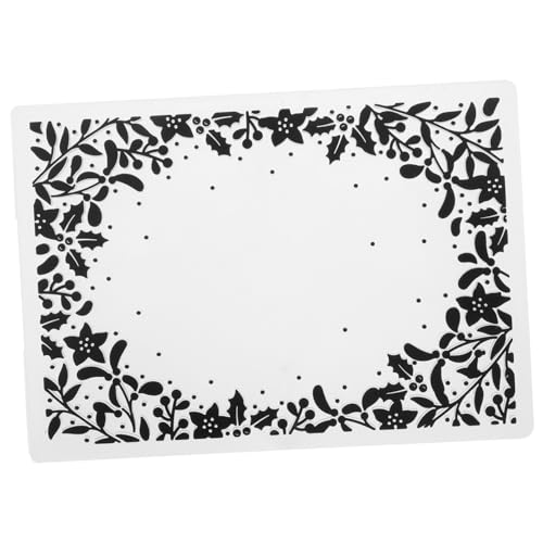 Gadpiparty Plastik Prägeordner für Kartenherstellung DIY Embossing Folder mit Blumen und Blattmustern für Scrapbooking Fotoalben Einladungen und Bastelprojekte von Gadpiparty