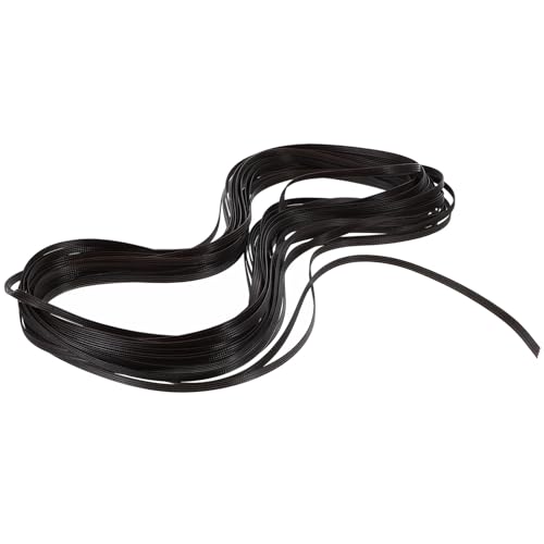 Gadpiparty Plastik Rattan Geflechtstreifen Dunkelbraun Doppelseitig Vierfach für Möbelreparatur DIY Handwerksmaterial Langlebig und Witterungsbeständig für Stühle Sofas und Gartenmöbel von Gadpiparty