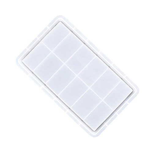 Gadpiparty Plattengussform Gericht für klein Herstellung Basteln UV Schalenform Kristall-Epoxy-Form Tablett Harzform Harzhandwerksform silikonform selber machen Kieselgel Weiß von Gadpiparty