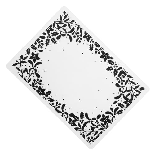 Gadpiparty Prägeschablone Scrapbooking -Vorräte Ordner für Sammelalbum Scrapbooking-Prägeplatte Prägemappen aus Kunststoff Prägematerialien Scrapbooking -Tools Bastelpapier prägen Plastik von Gadpiparty