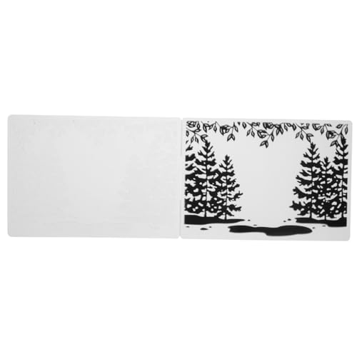 Gadpiparty Prägeschablone selbst Karte Ordner Scrapbooking-Prägeplatte Prägemappen aus Kunststoff Prägematerialien einzigartiger Prägefolder Bastelpapier prägen Plastik von Gadpiparty