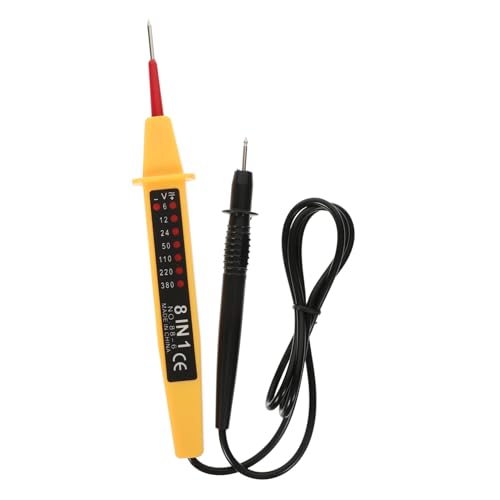 Gadpiparty Professioneller Spannungsprüfer Auto Diagnosegerät Elektrischer Spannungstester für Kfz mit Hoher Empfindlichkeit Robustem Design Einhändiger Bedienung und Präziser von Gadpiparty