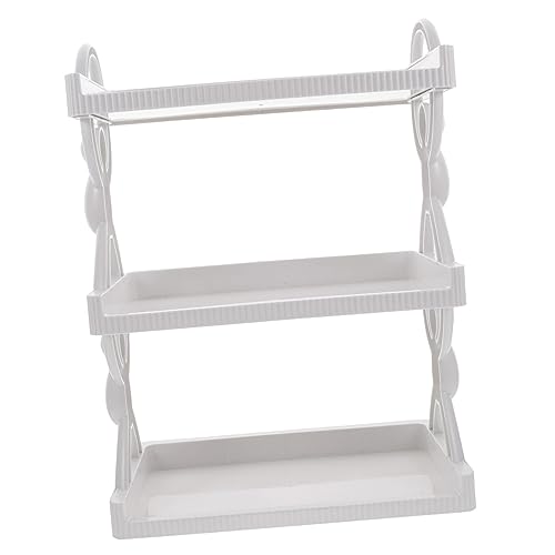 Gadpiparty Hängend Schlank Falten Schreibtisch Gestell Organisatoren Aufbewahrung Im Badezimmer Wand Kommode Organizer Arbeitsplatte Kleinigkeiten Rack Weiß Pp von Gadpiparty